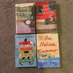 4 book lot